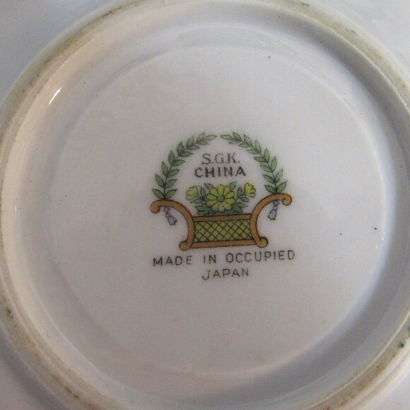 Vintage Tea Set Cherry Blossom SGK China Occupided Japan - Picture 2 of 14